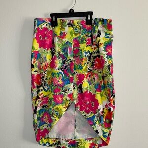 Floral Multicolor Women's Skirt